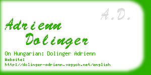 adrienn dolinger business card